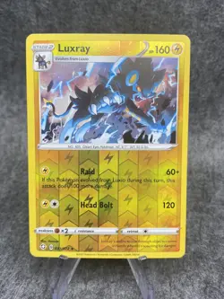 Pokemon TCG Luxray Shining Fates 033/072 Reverse Holo Rare NM - Image 1