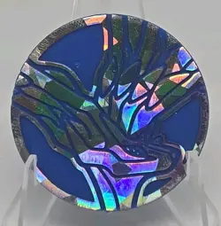 Pokemon Xerneas Collectible Coin Silver Cracked Ice Coin - Image 2