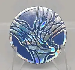 Pokemon Xerneas Collectible Coin Silver Cracked Ice Coin - Image 4