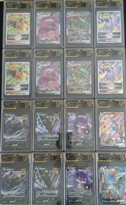 16 lot ocd 10 pokemon Chinese RRR RR VMAX Charizard Gengar Rayquaza #1 -mm - Image 1