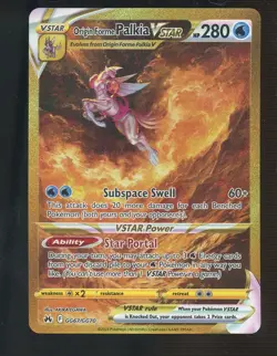 Pokemon Origin Forme Palkia VSTAR GG67 Crown Zenith Gold Secret Rare - Image 1