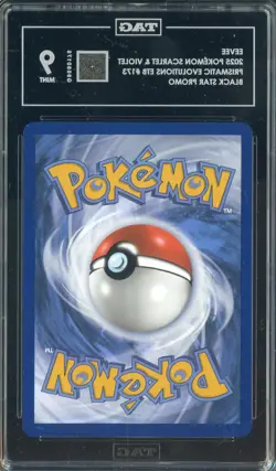 2025 Pokemon Scarlet & Violet Prismatic Evolutions ETB #173 Eevee BSP TAG 9 - Image 2