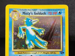 Pokemon Misty's Golduck 12/132 Gym Challenge Holo Foil LP - Image 5
