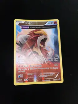 Entei 15/98 Full Art Holo Rare 2015 Ancient Origins Pokemon TCG NM - Image 1