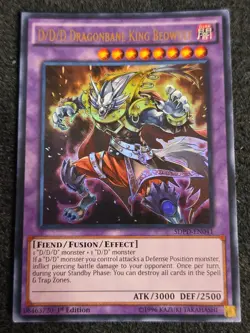 D/D/D Dragonbane King Beowulf SDPD-EN041 - 1st Edition VLP Ultra Rare Yugioh - Image 1