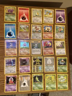 Pokemon Card Lot - Vintage Jungle Base Set Rares Foils - CCG #24 - Image 1