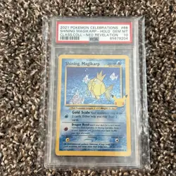 Pokemon Celebrations TCG Shining Magikarp Holo Card Classic Collection PSA 10 - Image 1