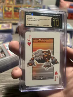 Pokemon Platinum Playing Cards #J Heatran the Fighting Anime Japan TCG Nintedo - Image 2