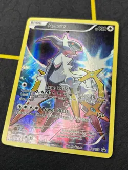Arceus XY116 - Mythical Pokemon Card - Full Art XY Black Star Promo - MP/LP - Image 2