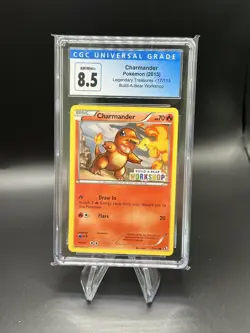 CGC 8.5 Charmander Legendary Treasures Build a Bear Promo Pokemon Card 17/113 - Image 1