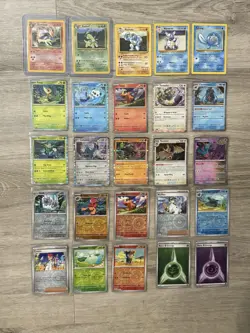 Pokemon Cards 25 Card Lot (Includes Some Vintage) - Image 1