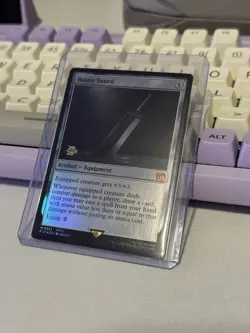 MTG Buster Sword Prerelease Card (Foil) #255 - Image 1