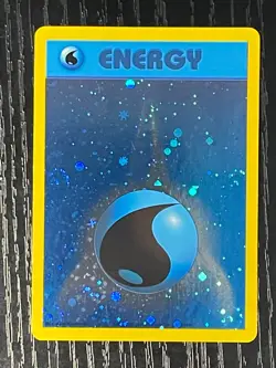 Pokemon League Promo ENERGIZE YOUR GAME Water Energy Card QUAD 4x SWIRL Vintage - Image 1