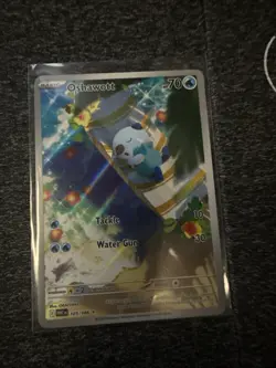 Oshawott White Flare Illustration SV 105/086 Pokemon Card TCG NM US Seller - Image 1