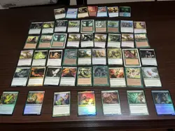 MTG Plants / Ooze/ Fungus Themed Magic The Gathering Card Lot+ Bonuses ! - Image 1