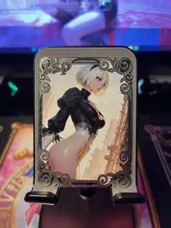 Goddess Story Metal Card Serialized Anime 2B Nier Automata - Image 1