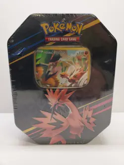 Pokemon TCG Card Crown Zenith Galarian Zapdos Ex Tin New And Factory Sealed - Image 2