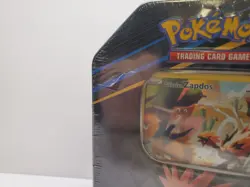 Pokemon TCG Card Crown Zenith Galarian Zapdos Ex Tin New And Factory Sealed - Image 3