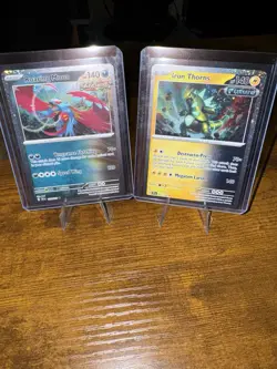 Pokemon Cards Scarlet & Violet Temporal Roaring Moon Iron Thorns Cosmos Promo NM - Image 1