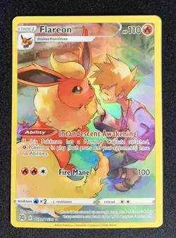 Flareon TG01/TG30 Brilliant Stars Trainer Gallery Holo Pokemon TCG Card NM - Image 1