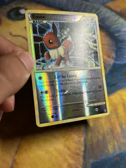 Eevee 48/90 HGSS Undaunted Reverse Holo Pokemon Card HP - Image 3