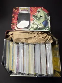 Pokemon 400 Cards Bulk Lot - Common Uncommon Rare with Tin - Image 1