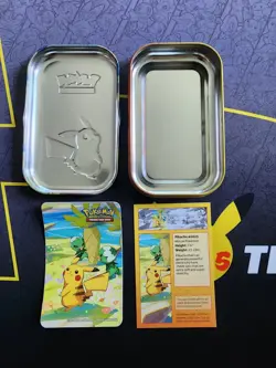 Pokemon Paldea Friends Mini Collector Tins Set With Stickers! (EMPTY, NO CARDS) - Image 5