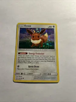Eevee - (Cosmos Holo) 101/149 Sun & Moon Era Pokemon Card TCG 2017 NM - Image 1