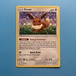 Pokemon Eevee Holo Promo Card - Sun & Moon Set - 101/149 - NM - Image 1