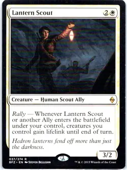 #37 Lantern Scout Battle for Zendikar Rare - Image 1