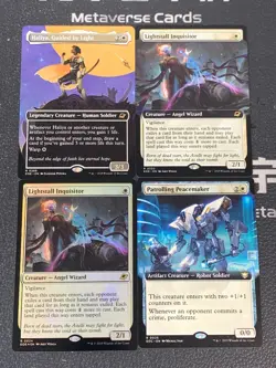 Lot 4 MTG Edge Of Eternities Foil/Regular Haliya, Guided By Light + - Image 1