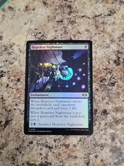 x1 Hopeless Nightmare WOE MTG 95 FOIL COMMON M/NM Unplayed Commander - Image 2