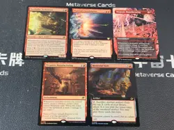 Lot 5 MTG Edge Of Eternities Foil Weapons Manufacturing Memorial Vault - Image 1