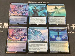 Lot 6 MTG Edge Of Eternities Foil/Regular Insight Engine Synthesizer Labship - Image 1