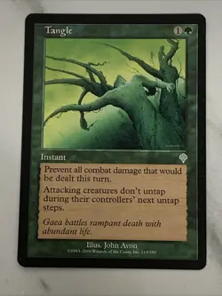 TANGLE x1 Magic the Gathering Invasion MTG Lightly Played - Image 1
