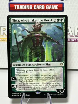 NISSA, WHO SHAKES the WORLD : War of the Spark MtG Magic Gathering - Image 2