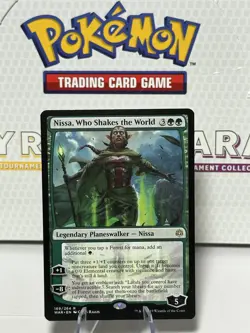 NISSA, WHO SHAKES the WORLD : War of the Spark MtG Magic Gathering - Image 3
