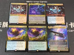 Lot 6 MTG Edge Of Eternities Foil/Regular Singularity Rupture Pinnacle Emissary - Image 1