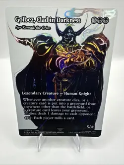 Golbez, Clad in Darkness - Syr Konrad, the Grim (Showcase) Through the Ages Foil - Image 1