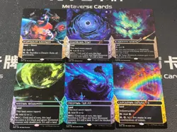 Lot 6 MTG Edge Of Eternities Land Foil/Regular Shambling Vent Creeping Tar Pit - Image 1