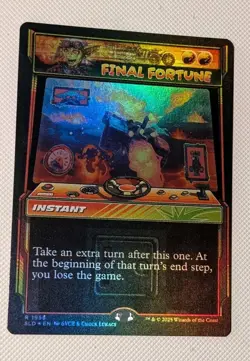 MTG *FOIL* Secret Lair FINAL FORTUNE NM - Image 1