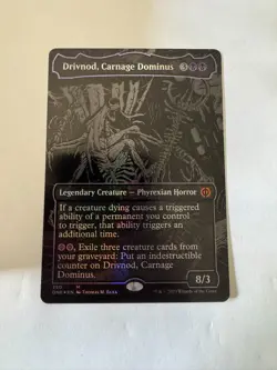 Drivnod, Carnage Dominus (Oil Slick Raised Foil) Phyrexia: All Will Be One Foil - Image 1