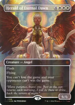 Herald of Eternal Dawn- Foundations Mana Foil 0 MTG-NM - Image 1