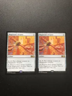 Magic: the Gathering Magistrate's Scepter Core Set 2019 x2 - Image 1