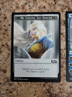 MTG MU YANLING, SKY DANCER Mythic With Emblem Core Set 2020 Unplayed Commander - Image 4
