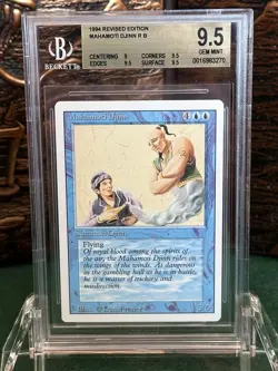Mahamoti Djinn - MTG - 3rd Edition Revised. BGS 9.5 Gem Mint. Only 1 Card Higher - Image 1