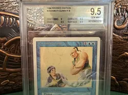 Mahamoti Djinn - MTG - 3rd Edition Revised. BGS 9.5 Gem Mint. Only 1 Card Higher - Image 2
