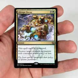 Abrupt Decay 057/127 GK1 Rare Magic The Gathering MTG Card LP - Image 4