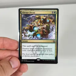 Abrupt Decay 057/127 GK1 Rare Magic The Gathering MTG Card LP - Image 5