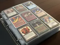 Big Old Vintage Magic The Gathering 1044 Cards Collection Binder Alpha Mtg Lot - Image 1